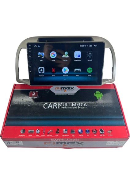 Nissan Micra 2002-2010 Fimex 2-64 Dspli Pro Oem Multimedia
