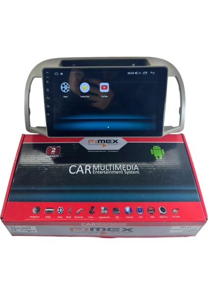 Nissan Micra 2002-2010 Fimex 2-64 Dspli Pro Oem Multimedia
