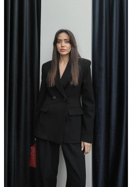Siyah Premium Blazer Ceket Pantolon Takım fırsatları