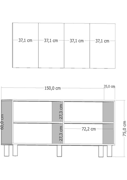 ELİSACT(KB150) Bohem Konsol Safirmeşe-Beyaz fırsatları