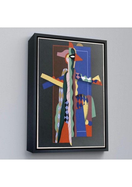 - Çerçeveli Georges Valmier - Soyut Sanat TABLOSU-7308 fırsatları