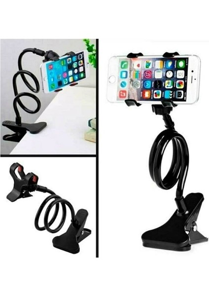 Telefon Tutucu Akrobat - Esnek Telefon Tutucu - Akrobat Tablet Tutucu - Oynar Başlıklı Telefon Standı - Portatif Telefon & Tablet Tutucu indirimleri