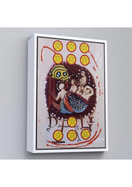 - Çerçeveli Salvador Dali - On Pentagram TABLO-7403 fırsatları