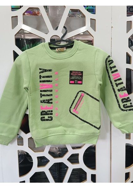 Kız Çocuk Şardonlu Desenli Sweatshirt -Sweat fiyatları