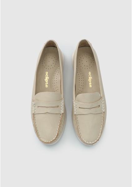 Bej Deri Kadın Ayakkabı indirimleri