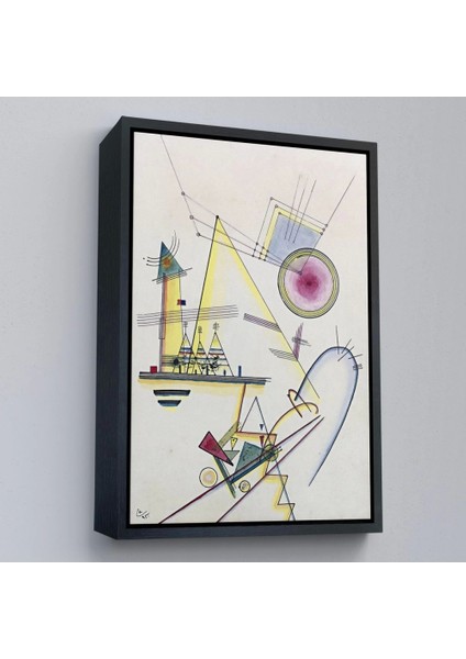 - Çerçeveli Wassily Kandinsky - Hassas Ruh TABLOSU-7499