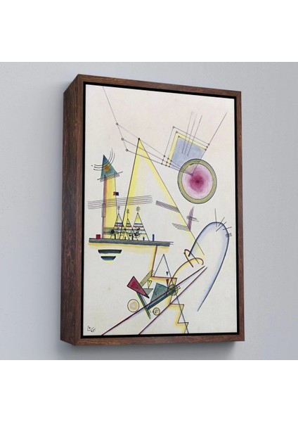 - Çerçeveli Wassily Kandinsky - Hassas Ruh TABLOSU-7499 fiyatları