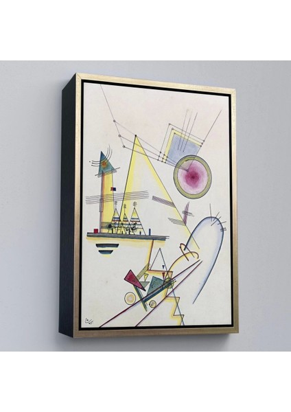 - Çerçeveli Wassily Kandinsky - Hassas Ruh TABLOSU-7499 modelleri