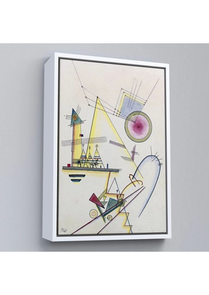 - Çerçeveli Wassily Kandinsky - Hassas Ruh TABLOSU-7499 fırsatları