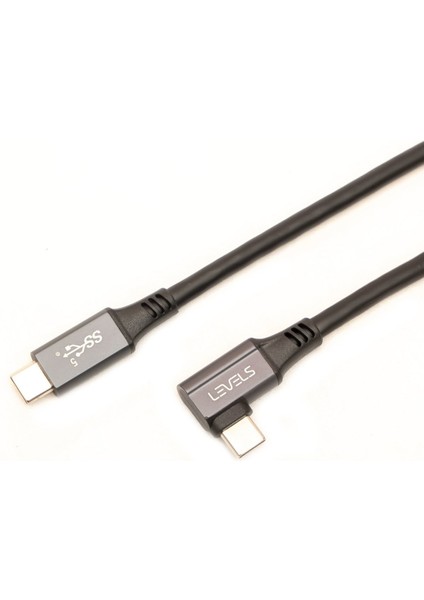 LEVELS-DC20-6M Type-C To Type-C Kablo 6m, USB 3.0, 5gbps Data, 60W 3A Şarj (Tether Kablo)