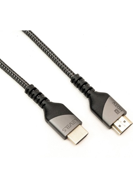 LEVELS-AVC10-2M HDMI To HDMI Kablo 2m, HDMI 2.1, 8k 60Hz modelleri