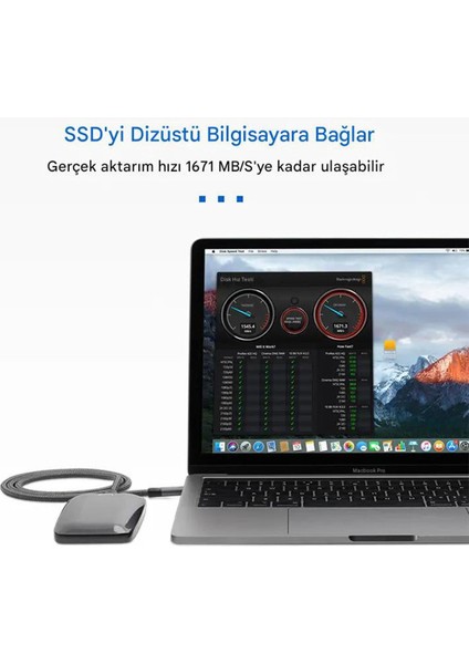 LEVELS-AVDC10-5M Type-C To Type-C Kablo 5m, USB 3.2, 4K 60Hz Görünütü, 20GBPS Data, 100W Hızlı Şarj (Tether Kablo, Thunderbolt 3)
