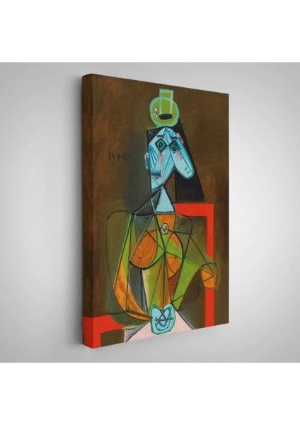 - Çerçeveli Pablo Picasso - Dora Maar'ın En Güzel Asil TABLOSU-7297