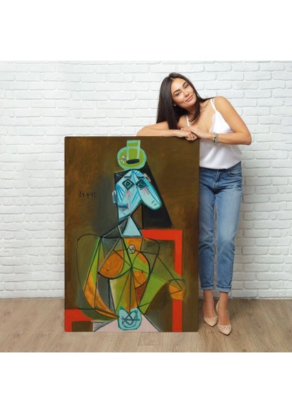 - Çerçeveli Pablo Picasso - Dora Maar'ın En Güzel Asil TABLOSU-7297