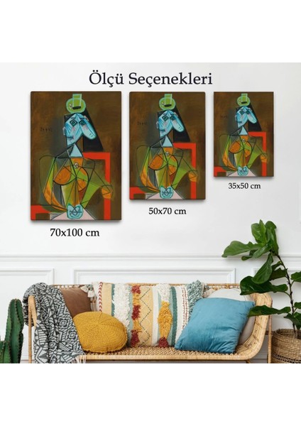 - Çerçeveli Pablo Picasso - Dora Maar'ın En Güzel Asil TABLOSU-7297