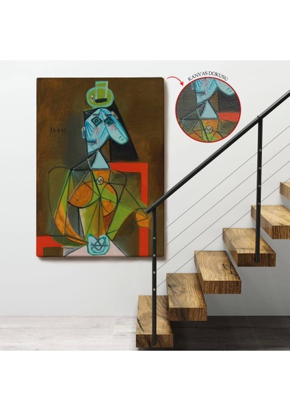 - Çerçeveli Pablo Picasso - Dora Maar'ın En Güzel Asil TABLOSU-7297