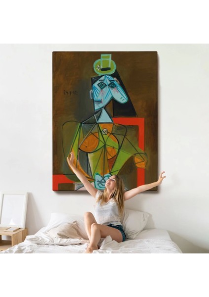 - Çerçeveli Pablo Picasso - Dora Maar'ın En Güzel Asil TABLOSU-7297