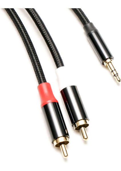 MF-AC11-3M 2 Rca - 3.5mm Stereo Ses Kablosu 3m fırsatları