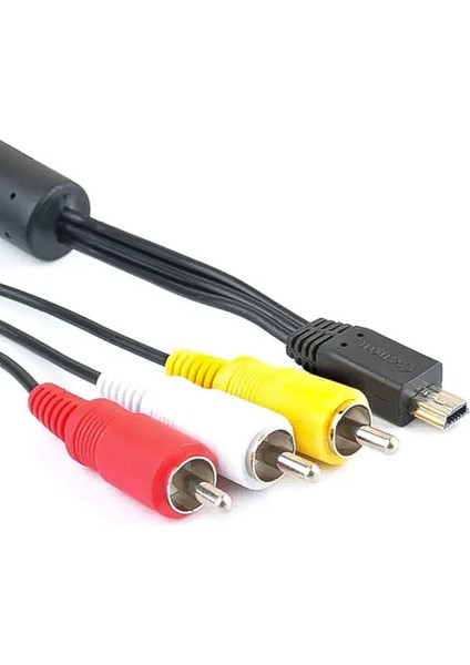 Canon Powershot D10, Powershot D20, D30, G1X, G1X Mark Iı, G11, G12, G15, G16 Av Televizyon Görüntü Kablosu