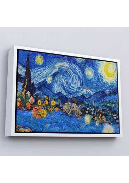 - Çerçeveli Vincent Van Gogh - Yıldızlı Geceler Tablo - Starry NIGHT-7172 fırsatları