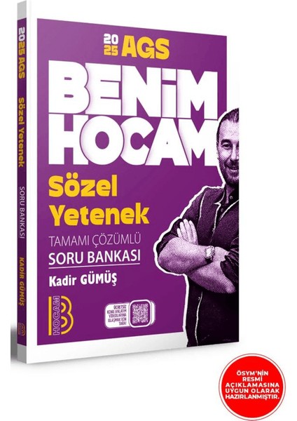 2025 Ags Sözel Yetenek Tamamı Çözümlü Soru Bankası - Kadir Gümüş