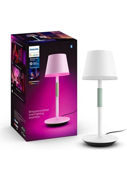 Hue Go Belle Beyaz Taşınabilir Masa Lambası