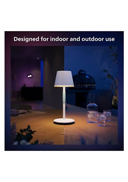Hue Go Belle Beyaz Taşınabilir Masa Lambası indirimleri