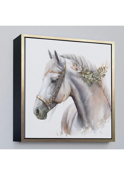 - Çerçeveli Beyaz At TABLOSU-8363 modelleri