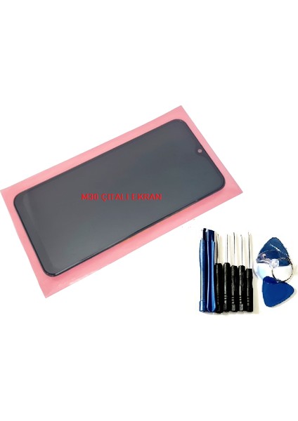 Samsung Galaxy M30 (SM-M305F) LCD Ekran Dokunmatik Orijinal (Full Çıtalı Tamir Seti)
