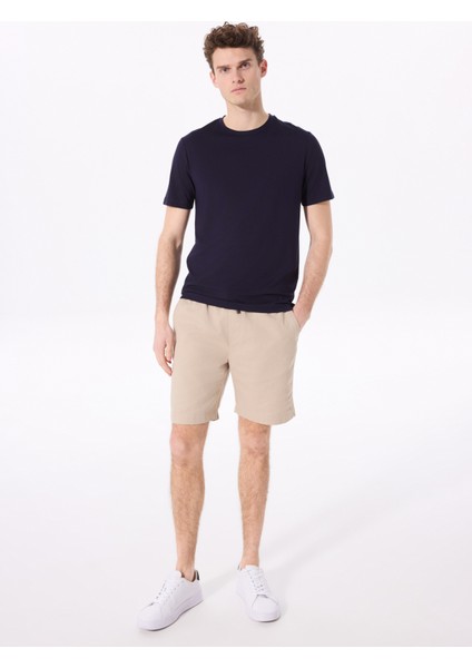 Bisiklet Yaka Düz Lacivert Erkek T-Shirt F5SM-TST 2778 fiyatları