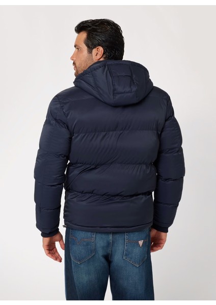 Lacivert Erkek Mont M4BL21WGJ42G7V2 Stretch Puffa Jacke fırsatları