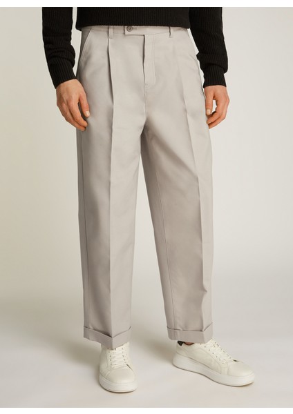 Normal Bel Regular Fit Taş Erkek Chino Pantolon J30J326927PAN Taılored Pant