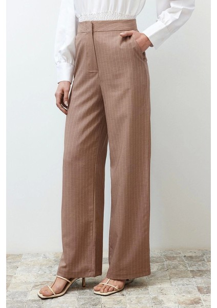 Moda Çizgili Ceket Yaka Resmi Vizon Çizgili Kumaş Yelek Pantolon Dokuma Alt Üst Takım indirimleri