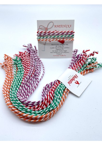 Hediyelik Şans Para Denge Sağlık Marteniçka Dilek Bilekliği Seti (40 Adet) fiyatları