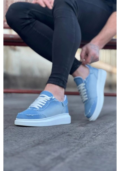 K&a KA018 Buz Mavi Kot Kumaş Erkek Casual Ayakkabı fiyatları