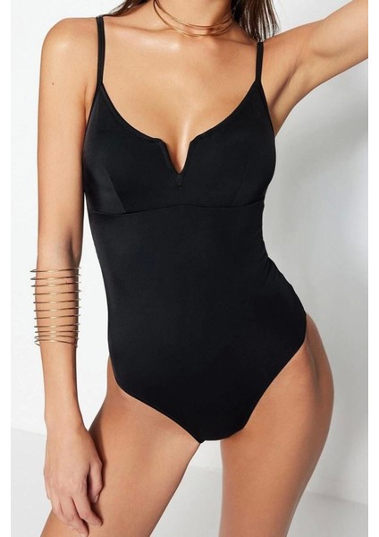 Kadın Moda Atma Kap Askılı Brazilian Yaka Regular Mayo modelleri