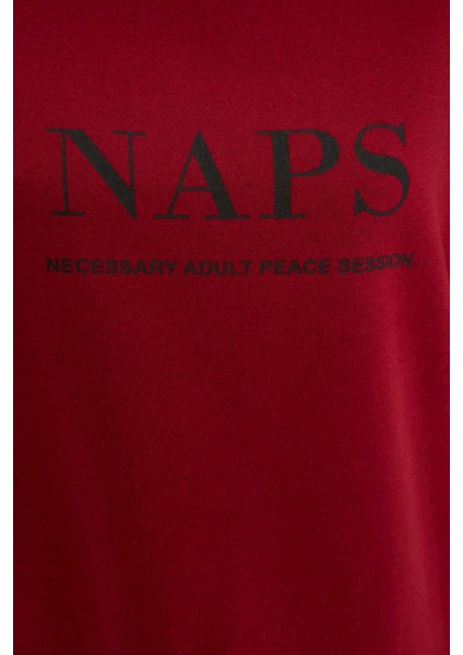 Tarz Rahat Uzun Kollu Lastikli Paça T-Shirt-Jogger Örme Pijama Takımı