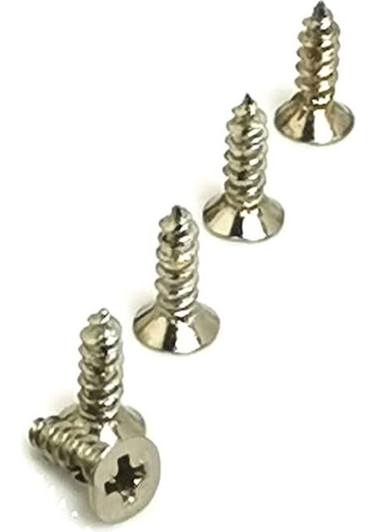 Klips, Menteşe, Ayak, Ağaç, Sunta Vidası 2,2x6,5 mm - Nikel 100 Adet