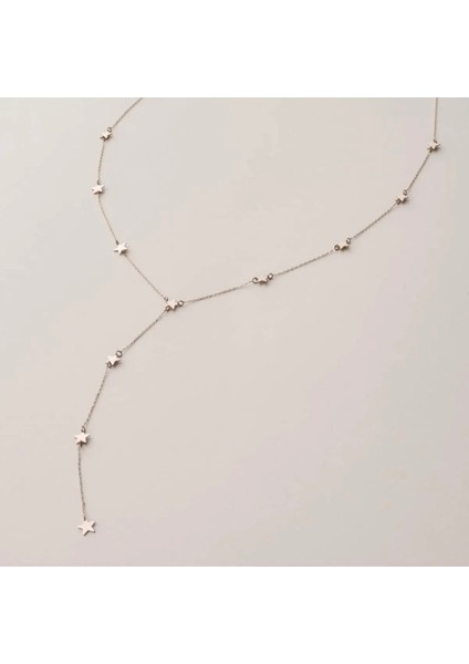 14 Ayar Altın Kolye Y Model 12 Yıldızlı fiyatları