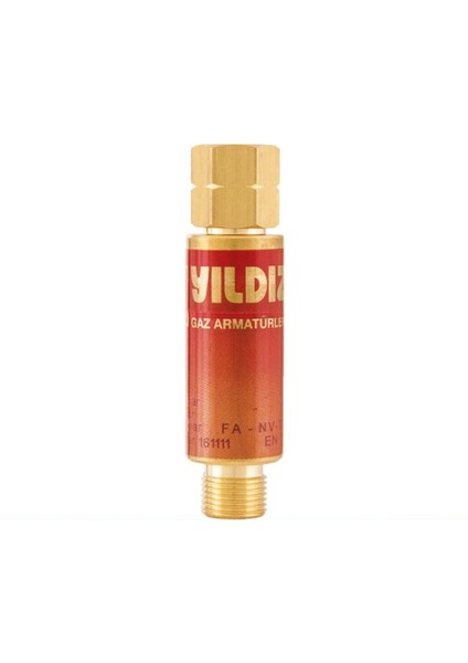 Yıldız 1130 Alev Emniyet Valfi Basınç Düşürücü İçin Yanıcı Gaz