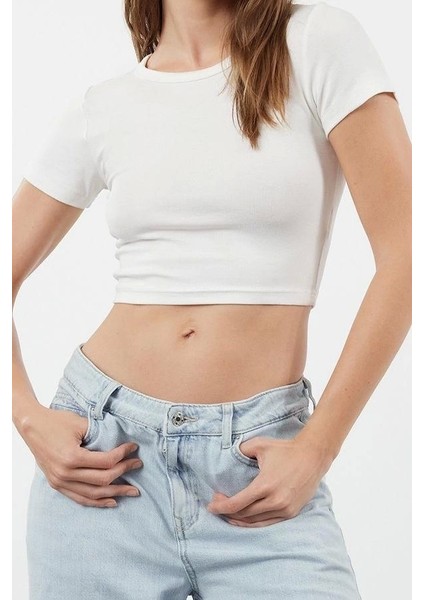 Moda 2li Paket Crop Yumuşak Esnek Rahat Örme Bluz fiyatları