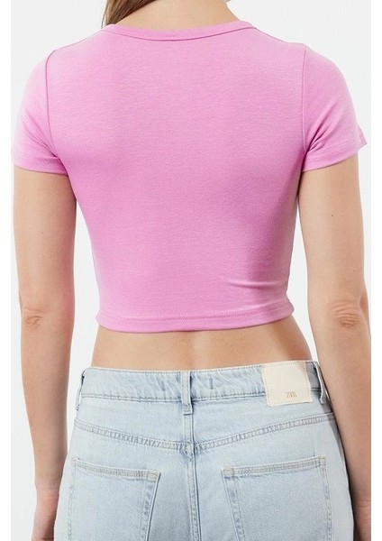 Moda 2li Paket Crop Yumuşak Esnek Rahat Örme Bluz indirimleri