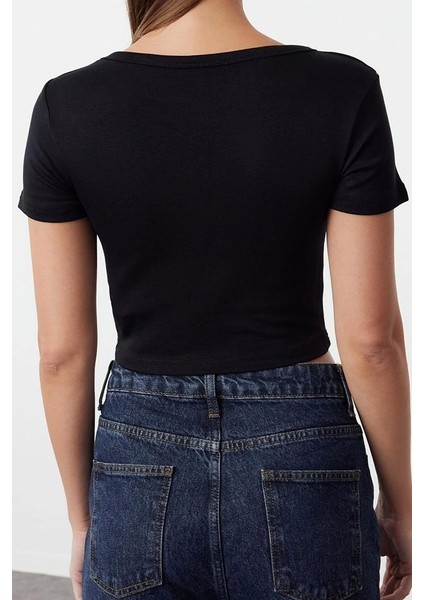 Moda 2li Paket Crop Yumuşak Esnek Rahat Örme Bluz fiyatları
