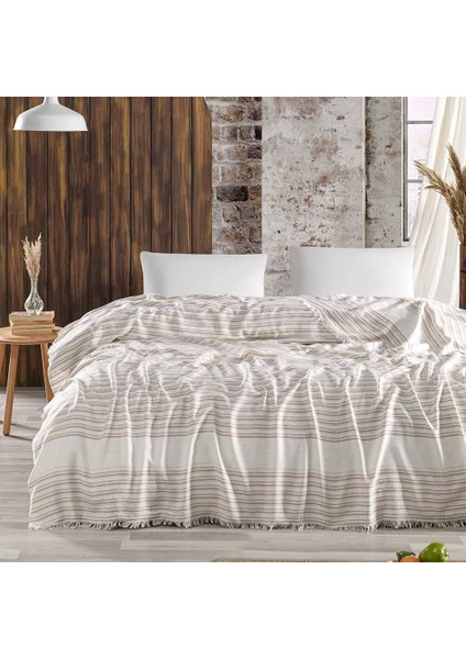 Bambu Çift Kişilik Pike Yatak Örtüsü 240 x 260 cm