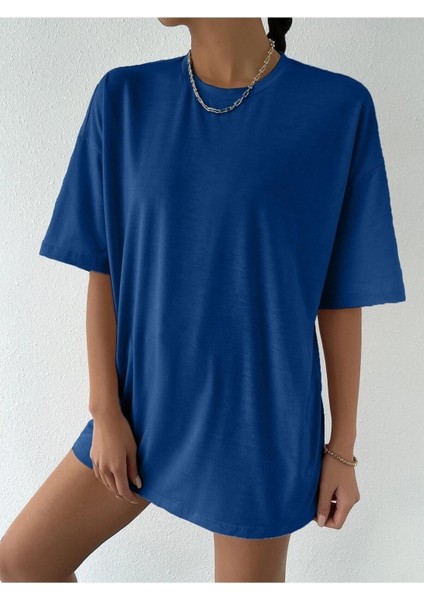 Kadın / Kız Oversize T-Shirt Kelebek Baskılı fırsatları