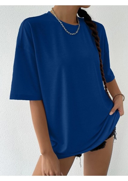 Kadın / Kız Oversize T-Shirt Kelebek Baskılı indirimleri