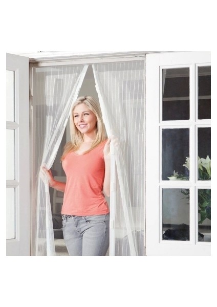 Mıknatıslı Tül Kapı Sineklik 105X205CM (4172)