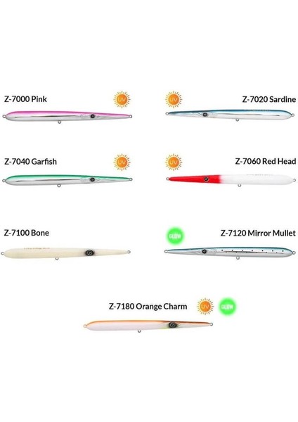 Zargan 21 cm 30 gr Su Üstü Maket Yem Z-7100 Bone