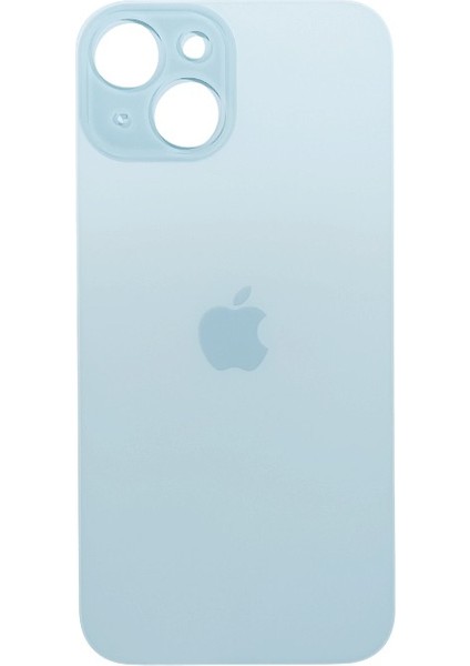 Apple iPhone 15 Arka Kapak Pil Kapağı Açık Mavi Renk