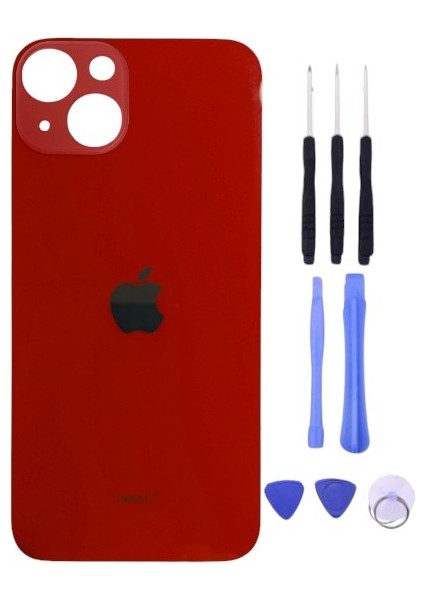 Apple iPhone 14 Arka Kapak Pil Kapağı +Tamir Seti Kırmızı Renk